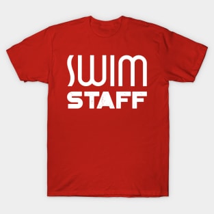 Swim team, swimming trainning, swimming pool staff v4 T-Shirt